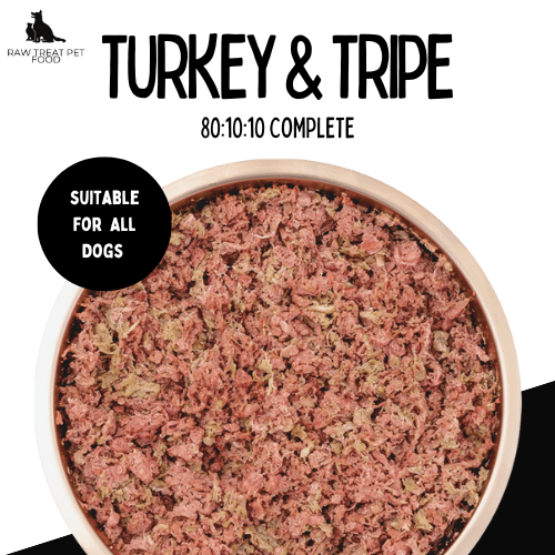 RAW TREAT PETFOOD - Turkey & Tripe