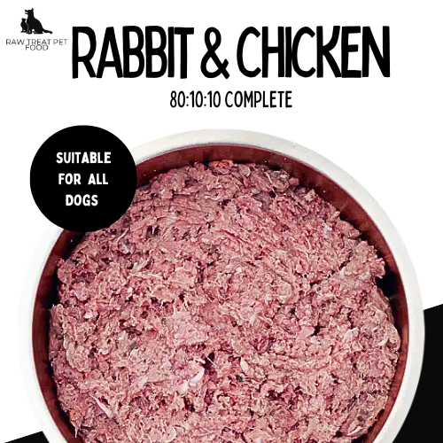 RAW TREAT PETFOOD - Rabbit & Chicken