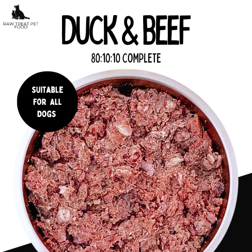 RAW TREAT PETFOOD - Duck & Beef