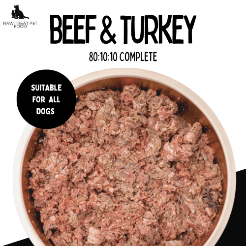 RAW TREAT PETFOOD - Beef & Turkey