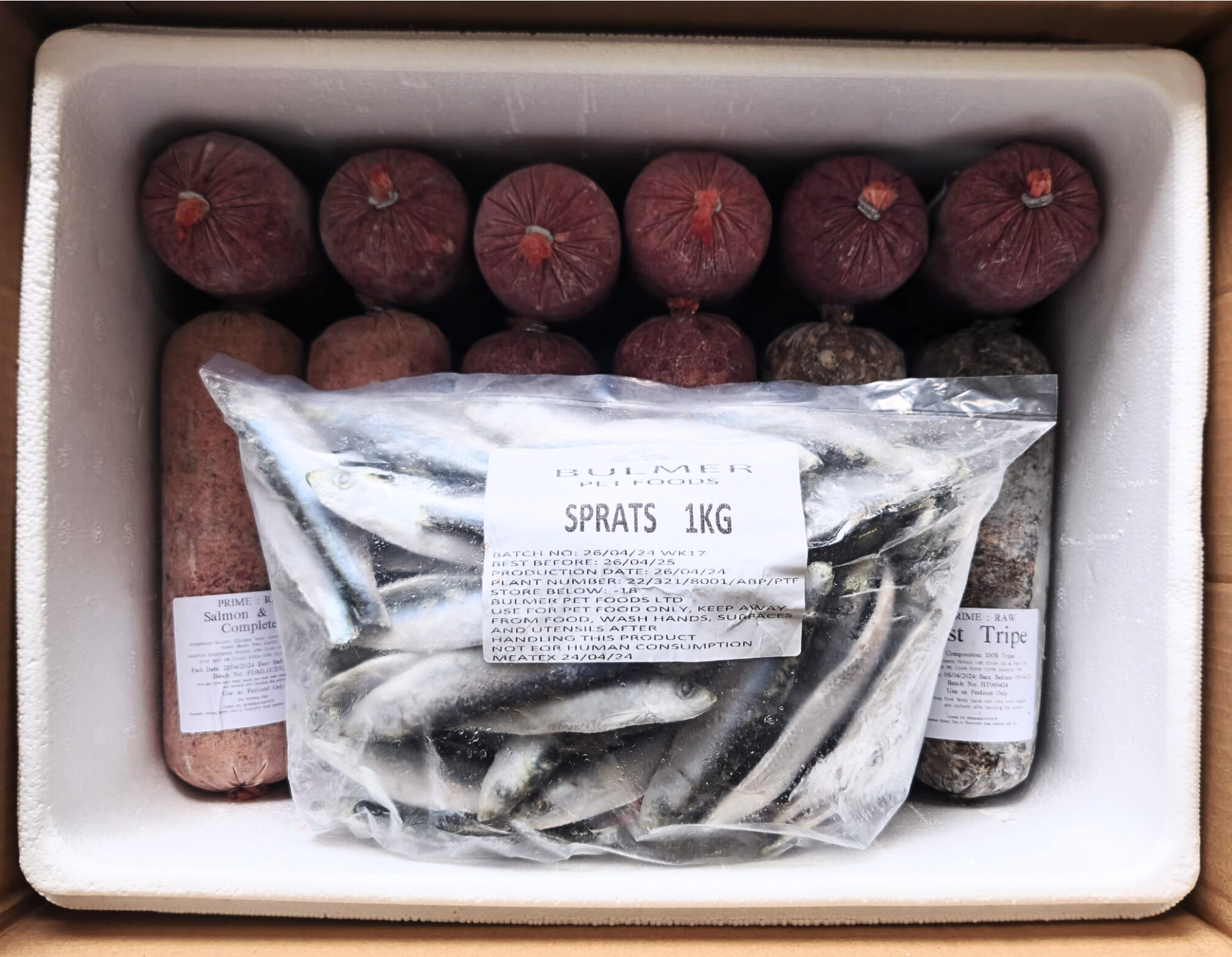 PRIME RAW - 20 Mix + 1kg Sprats