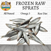 Frozen Whole Raw Sprats 5kg or 10kg Omega3 Raw Dog Cat Food Diet Healthy Pet